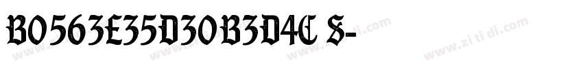 b0563e35d30b3d4c s字体转换 b0563e35d30b3d4c s字体转换